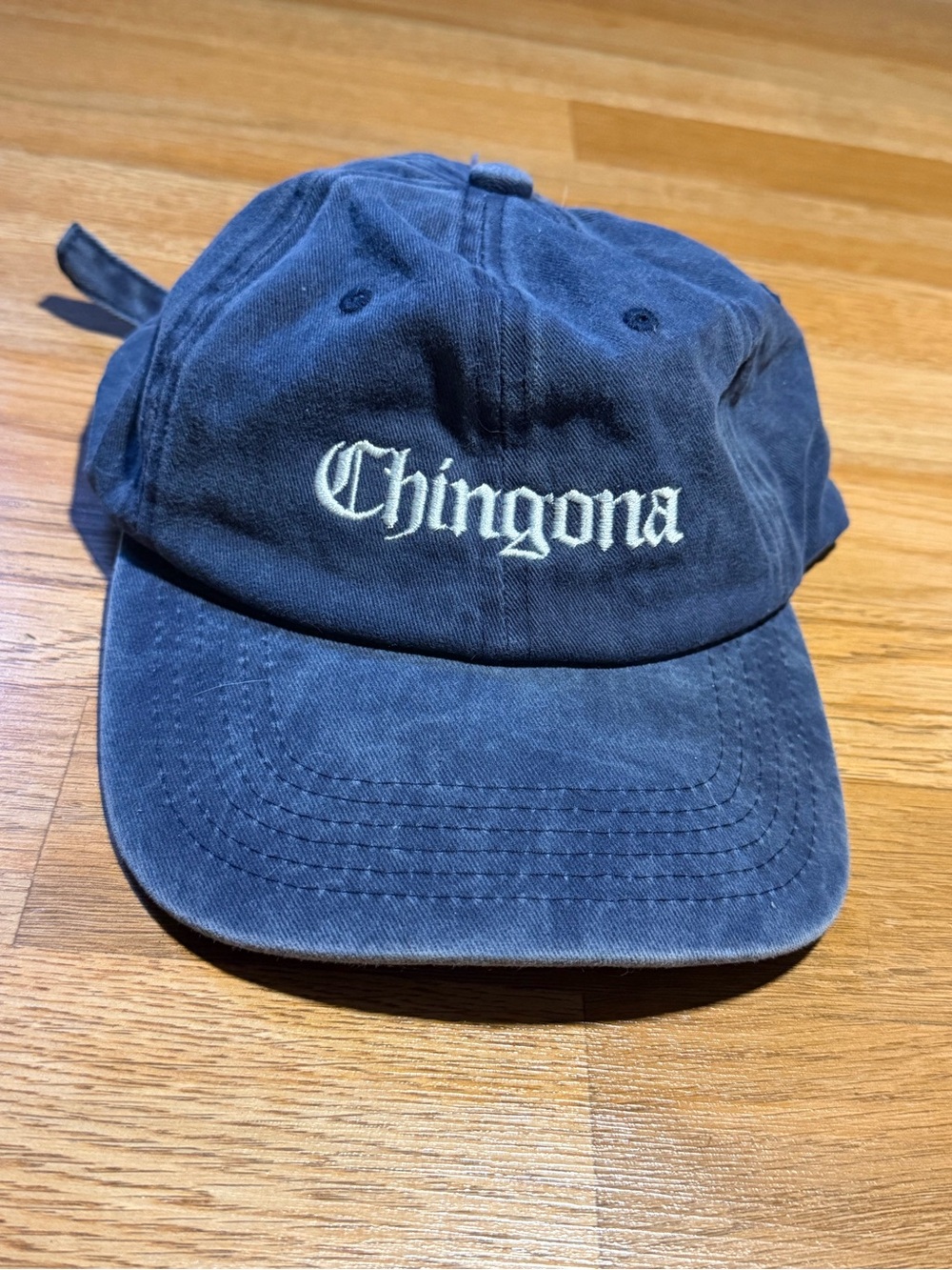 Chingona Embroidered Navy Baseball Cap